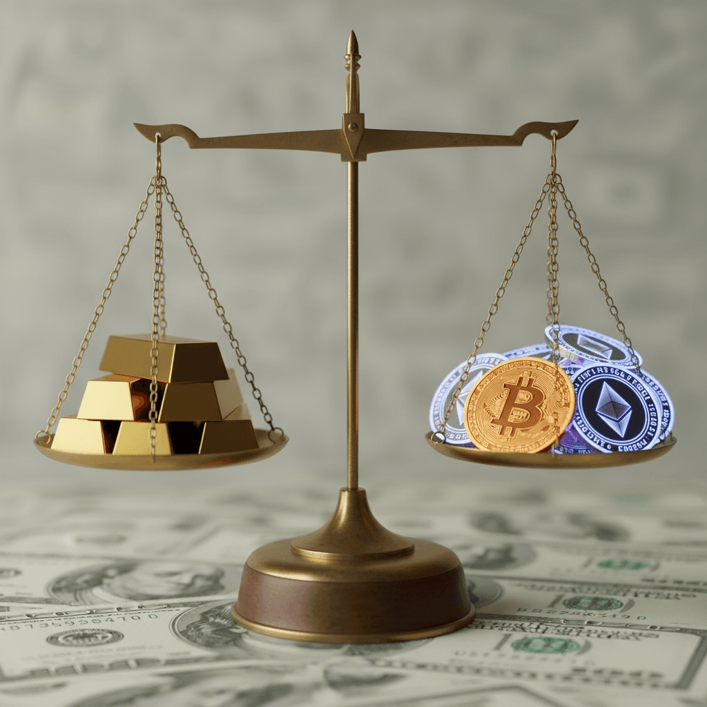 ทองคำทุบสถิติใหม่ ทิ้งห่าง Bitcoin ในศึกปกป้องค่าเงิน