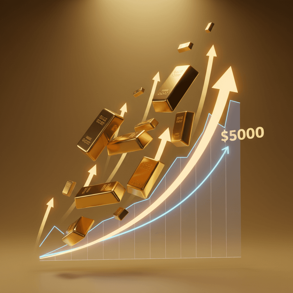 สถาบันการเงินยืนหยันมุมมองทอง มองทะลุ $4,500-5,000 ภายในปี 2026