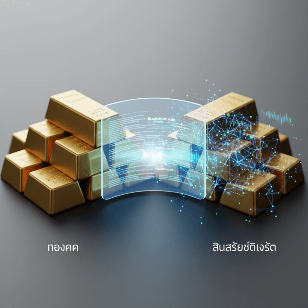 ทองคำถูกท้าทายด้านการตรวจสอบ ท่ามกลางกระแสสินทรัพย์ดิจิทัลที่โตรวดเร็ว
